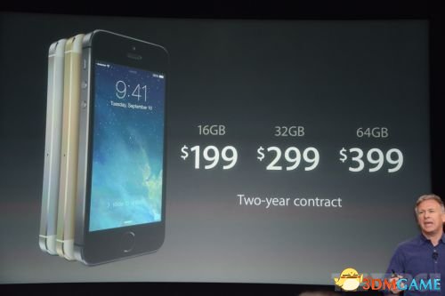 苹果公布iPhone 5S配置 64位处理器 9月20日发售