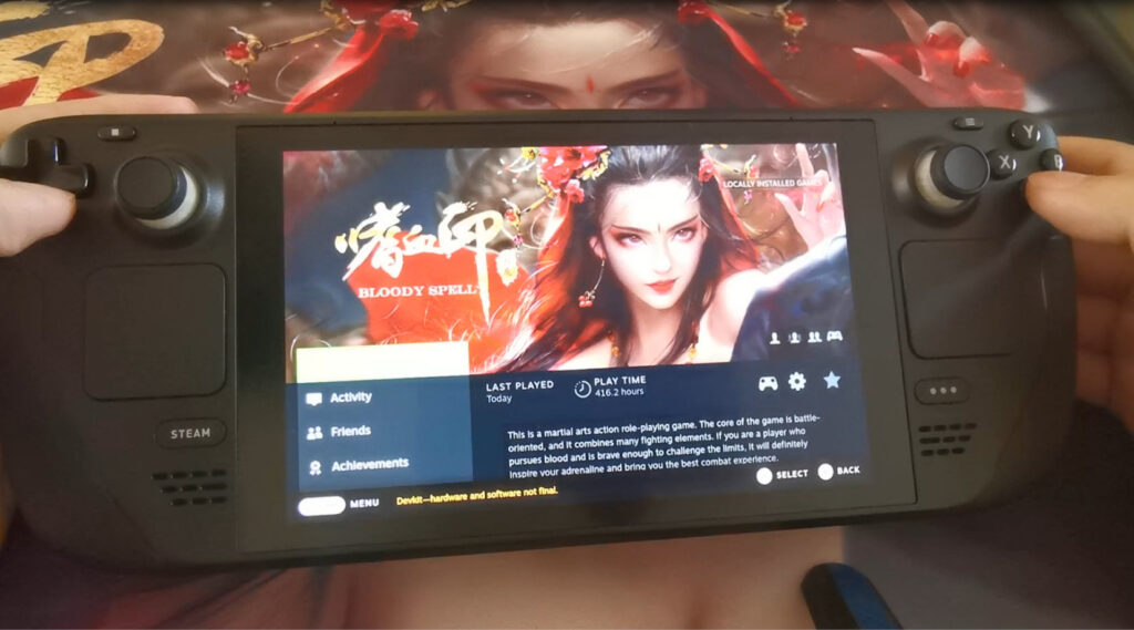 《嗜血印》开发者展示Steam Deck上手效果：还算满意