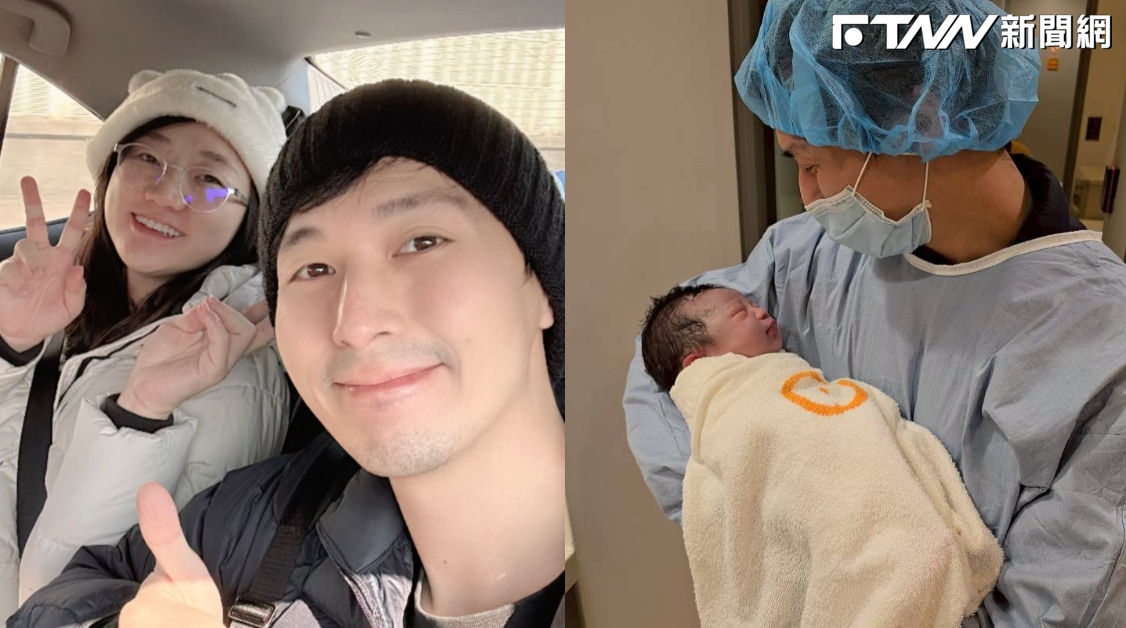 快訊／嚴爵當爸爸了！緊抱愛女溫柔告白：歡迎來到新的世界